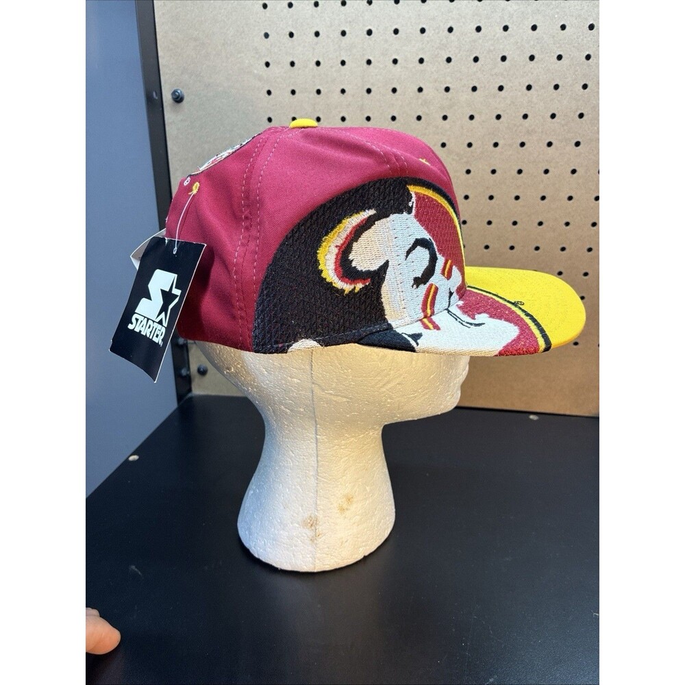 Vintage 90s Florida State Seminoles Starter Big Side Logo Snapback Hat NWT - Picture 4 of 8